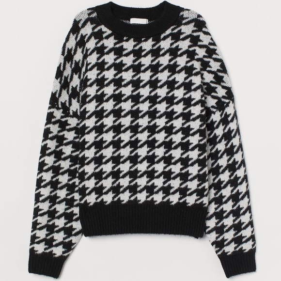 H&M Sweaters - H&M Houndstooth Sweater